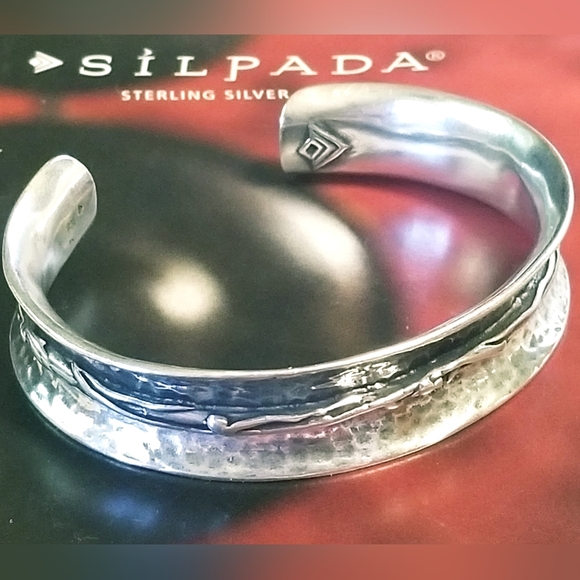 Rare Silpada Sterling Silver Cuff Bracelet - Picture 15 of 15